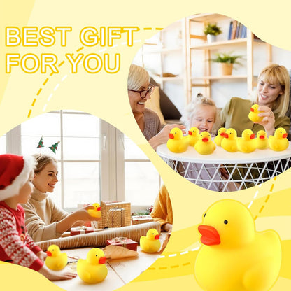 12 Pcs Duck Stress Balls for Adults Mini Duck Party Favors | Cute Duck Sensory Squeeze Balls Soft Fidgets for Christmas Stocking Stuffer Gifts, Stress Relief & Sensory Play