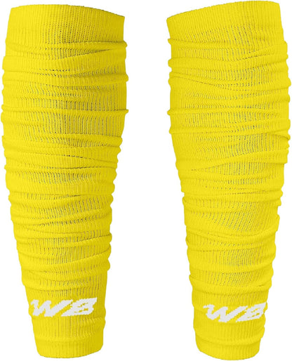 Football Leg Sleeves Calf Compression for Men, Athletic Shin Splint Support - One Pair