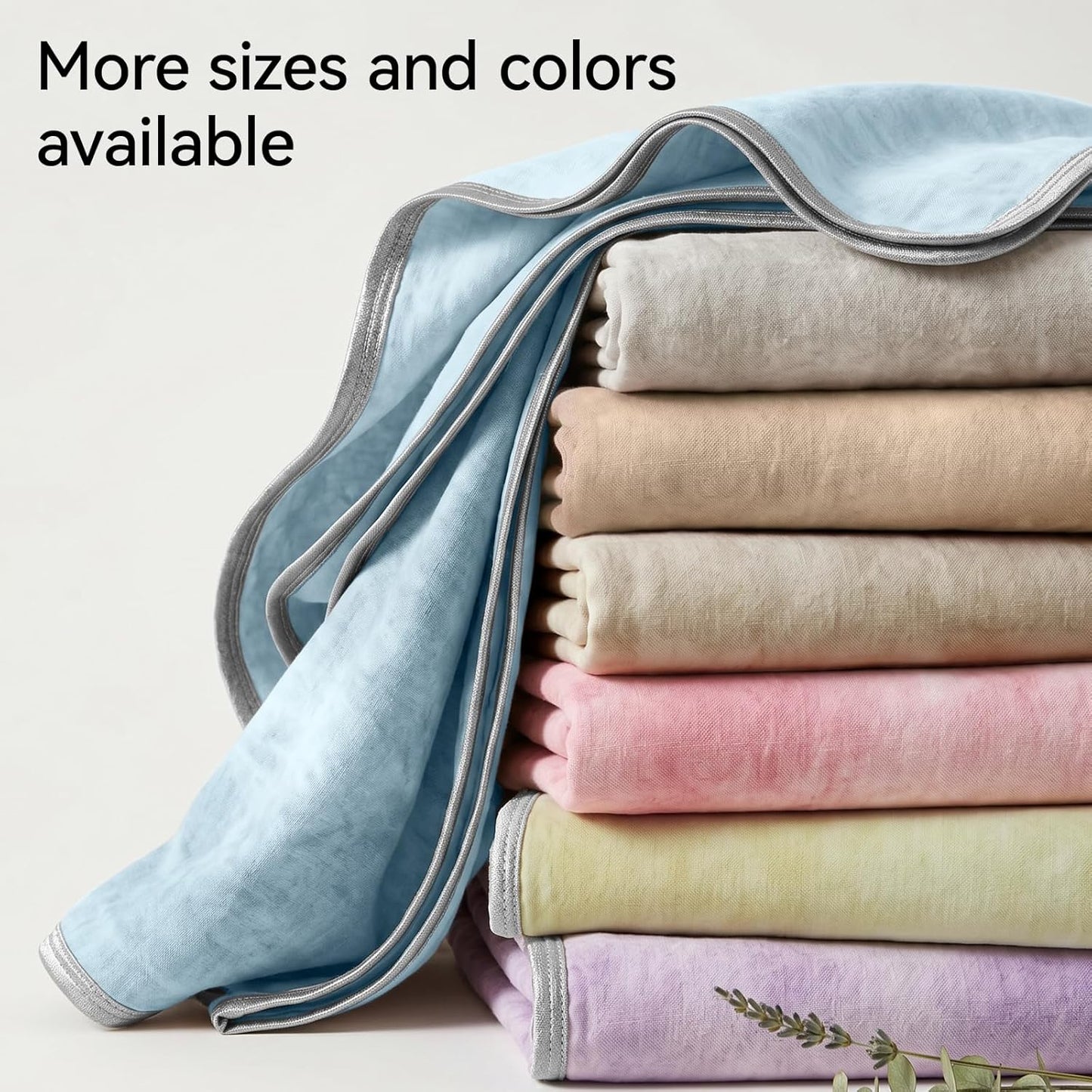 Guohaoi Cooling Throw Blanket for Hot Sleepers, Twin Size 90''×90'' Lightweight Breathable Summer Bed Blanket for Couch, Arc-Chill Q-Max >0.5 Cool Fiber, Lightweight Blanket Yellow