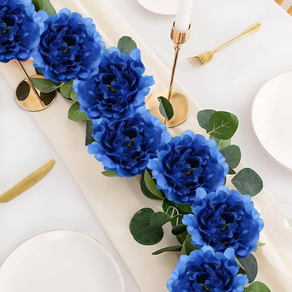 Artificial Flower Peonies, 20 Pcs Yellow Flowers Bulk Heads with Stem | 5 Inch Silk Fake Peony for DIY Crafts Garland, No Leaf, Faux Peonies Flowers for Wedding Home Party Centerpiece Signage Decor
