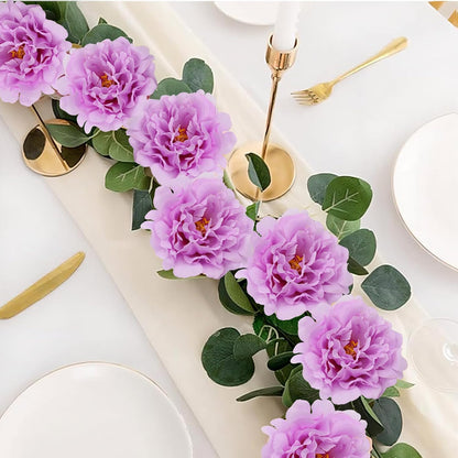 Artificial Flower Peonies, 20 Pcs Yellow Flowers Bulk Heads with Stem | 5 Inch Silk Fake Peony for DIY Crafts Garland, No Leaf, Faux Peonies Flowers for Wedding Home Party Centerpiece Signage Decor