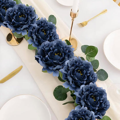 Artificial Flower Peonies, 20 Pcs Yellow Flowers Bulk Heads with Stem | 5 Inch Silk Fake Peony for DIY Crafts Garland, No Leaf, Faux Peonies Flowers for Wedding Home Party Centerpiece Signage Decor