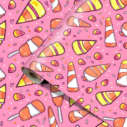 Lemon Wallpaper 15.7"x39.4" Peel and Stick Vinyl Contact Paper Self Adhesive Removable Citrus Fruit Green Leaf Bow Summer Wall Mural for Kitchen Bedroom Living Room Home Decor