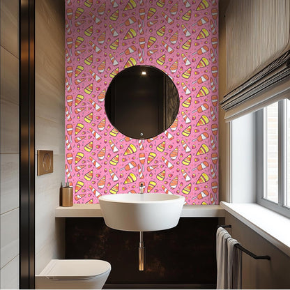 Lemon Wallpaper 15.7"x39.4" Peel and Stick Vinyl Contact Paper Self Adhesive Removable Citrus Fruit Green Leaf Bow Summer Wall Mural for Kitchen Bedroom Living Room Home Decor