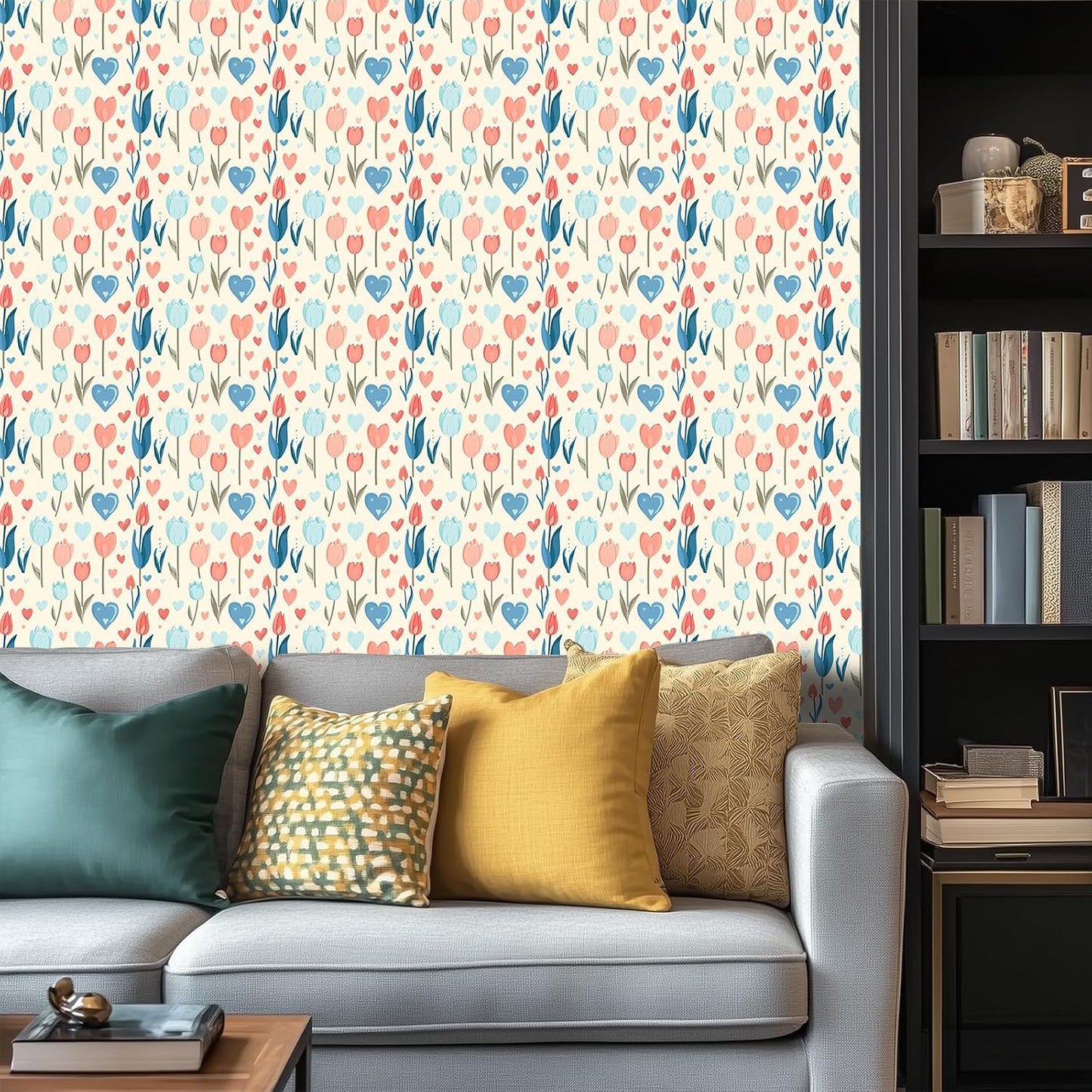 Lemon Wallpaper 15.7"x39.4" Peel and Stick Vinyl Contact Paper Self Adhesive Removable Citrus Fruit Green Leaf Bow Summer Wall Mural for Kitchen Bedroom Living Room Home Decor