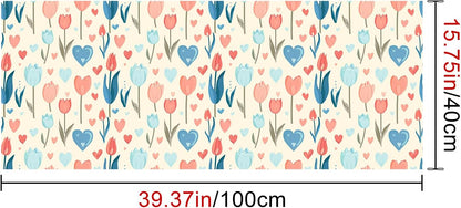 Lemon Wallpaper 15.7"x39.4" Peel and Stick Vinyl Contact Paper Self Adhesive Removable Citrus Fruit Green Leaf Bow Summer Wall Mural for Kitchen Bedroom Living Room Home Decor