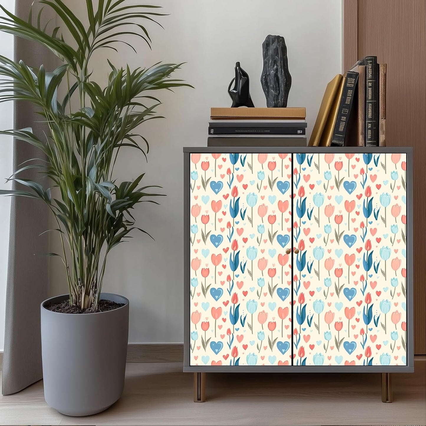 Lemon Wallpaper 15.7"x39.4" Peel and Stick Vinyl Contact Paper Self Adhesive Removable Citrus Fruit Green Leaf Bow Summer Wall Mural for Kitchen Bedroom Living Room Home Decor