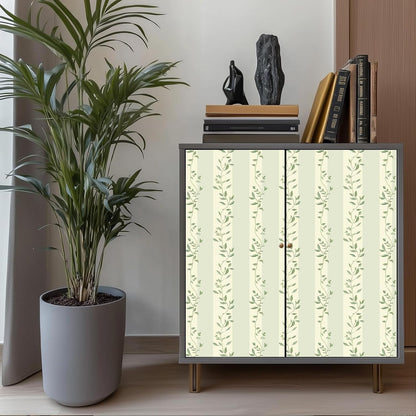 Lemon Wallpaper 15.7"x39.4" Peel and Stick Vinyl Contact Paper Self Adhesive Removable Citrus Fruit Green Leaf Bow Summer Wall Mural for Kitchen Bedroom Living Room Home Decor