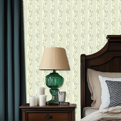 Lemon Wallpaper 15.7"x39.4" Peel and Stick Vinyl Contact Paper Self Adhesive Removable Citrus Fruit Green Leaf Bow Summer Wall Mural for Kitchen Bedroom Living Room Home Decor