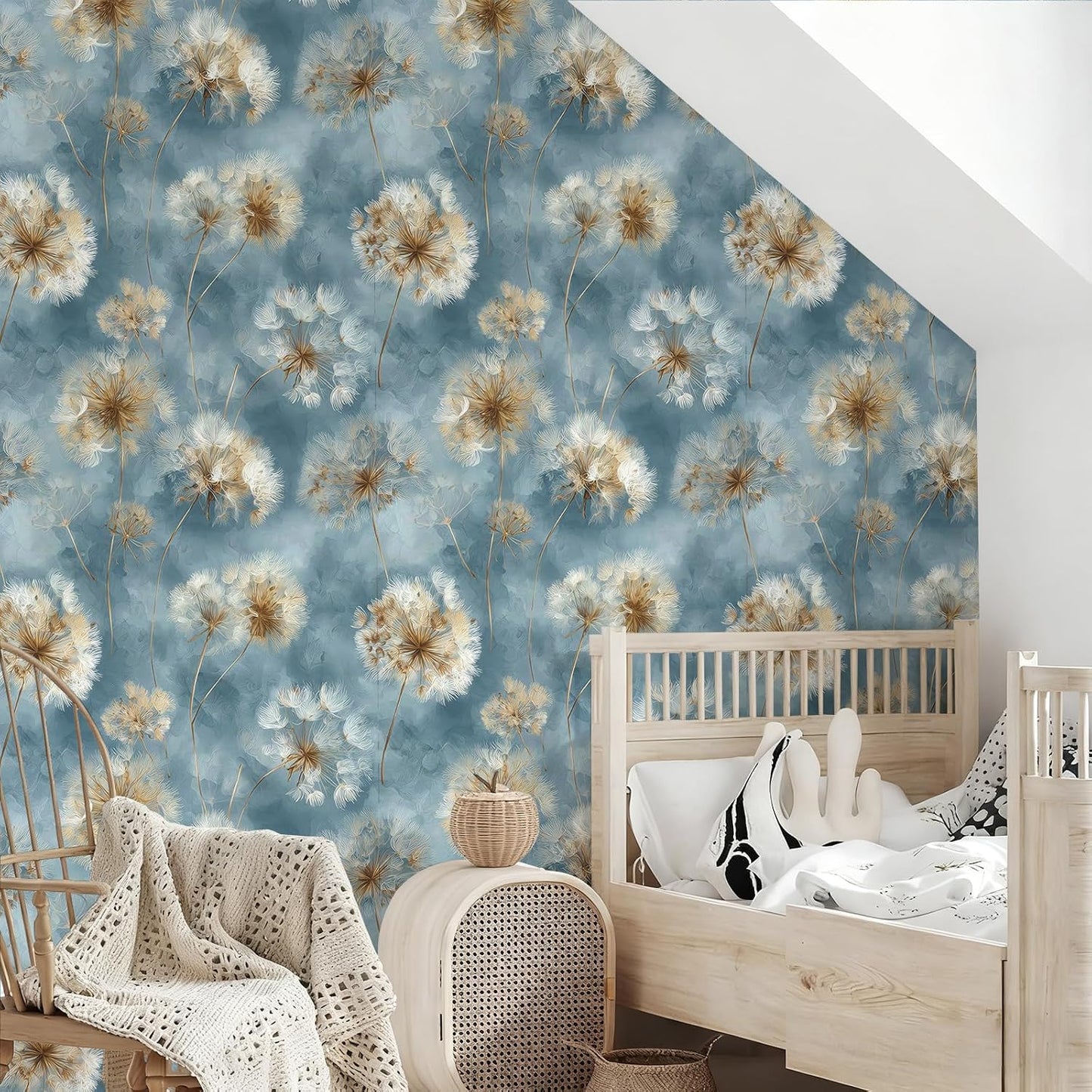 Watercolor Lemon Floral Wallpaper Peel and Stick Removable 17.7" x 118.11" Yellow Citrus Pink Flower Green Leaf Wall Paper Self Adhesive for Classroom Bedroom Laundry Room Bathroom