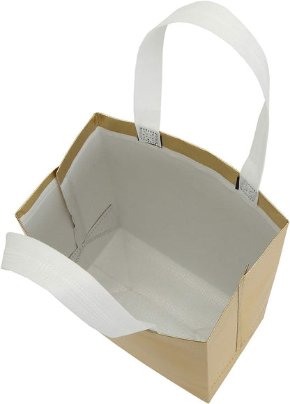 40 Pack 10 x 8 Inch Reusable Present Gift Bag, Medium Grocery Bags, Shopping Tote Bag for Weddings, Birthday, Party