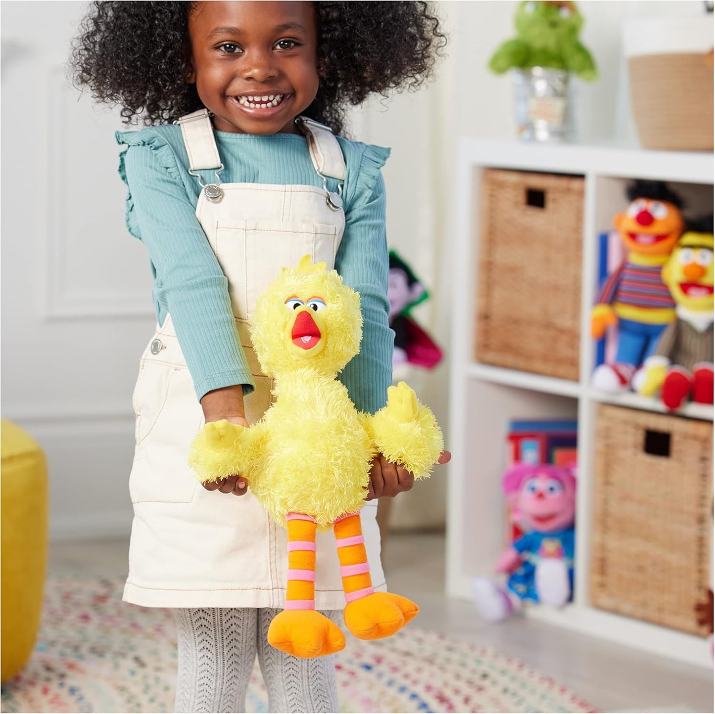Sesame Street Big Bird 14-Inch Muppet Plush Toy for Ages 1+