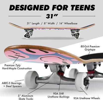 Complete Cruiser Starter Skateboard