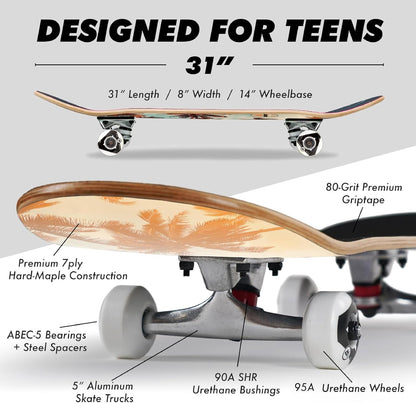 Complete Cruiser Starter Skateboard