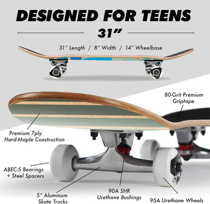 Complete Cruiser Starter Skateboard