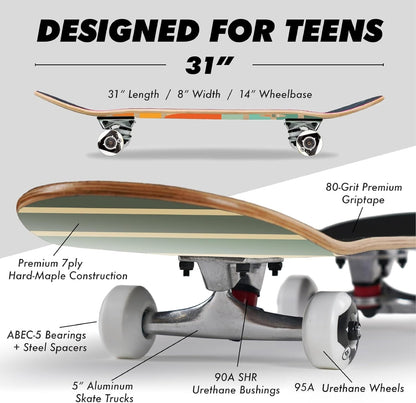 Complete Cruiser Starter Skateboard