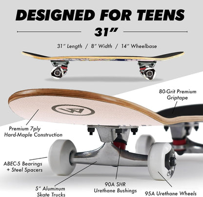 Complete Cruiser Starter Skateboard
