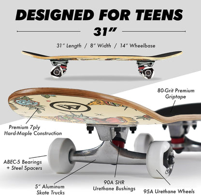 Complete Cruiser Starter Skateboard