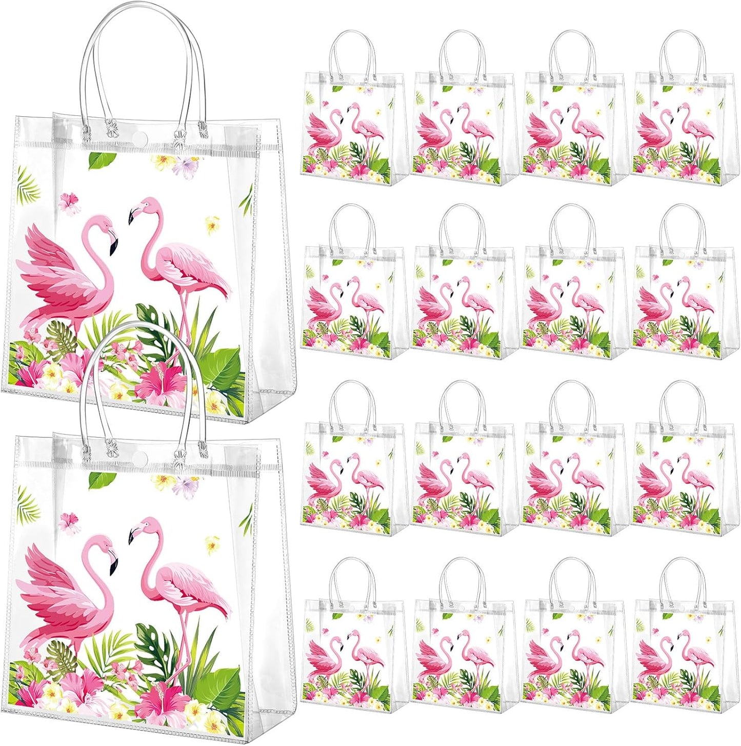 24 Pcs Capri Lemon Party Gift Bags Clear Blue Tiles Lemon Goodie Bags with Handle 8 x 8 x 3.15 Inch Return Gift Wrap Totes Italian Gifts for Women Guests Amalfi Coast Party Birthday Supplies