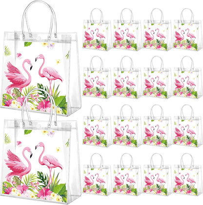 24 Pcs Capri Lemon Party Gift Bags Clear Blue Tiles Lemon Goodie Bags with Handle 8 x 8 x 3.15 Inch Return Gift Wrap Totes Italian Gifts for Women Guests Amalfi Coast Party Birthday Supplies