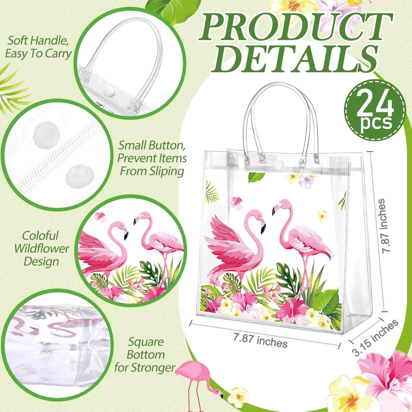 24 Pcs Capri Lemon Party Gift Bags Clear Blue Tiles Lemon Goodie Bags with Handle 8 x 8 x 3.15 Inch Return Gift Wrap Totes Italian Gifts for Women Guests Amalfi Coast Party Birthday Supplies