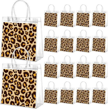 24 Pcs Capri Lemon Party Gift Bags Clear Blue Tiles Lemon Goodie Bags with Handle 8 x 8 x 3.15 Inch Return Gift Wrap Totes Italian Gifts for Women Guests Amalfi Coast Party Birthday Supplies