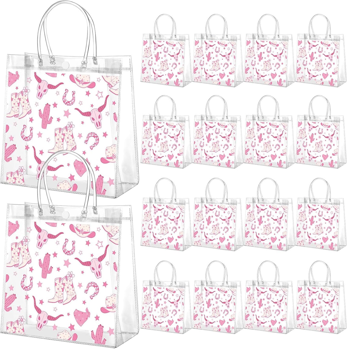 24 Pcs Capri Lemon Party Gift Bags Clear Blue Tiles Lemon Goodie Bags with Handle 8 x 8 x 3.15 Inch Return Gift Wrap Totes Italian Gifts for Women Guests Amalfi Coast Party Birthday Supplies