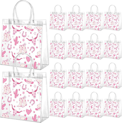 24 Pcs Capri Lemon Party Gift Bags Clear Blue Tiles Lemon Goodie Bags with Handle 8 x 8 x 3.15 Inch Return Gift Wrap Totes Italian Gifts for Women Guests Amalfi Coast Party Birthday Supplies
