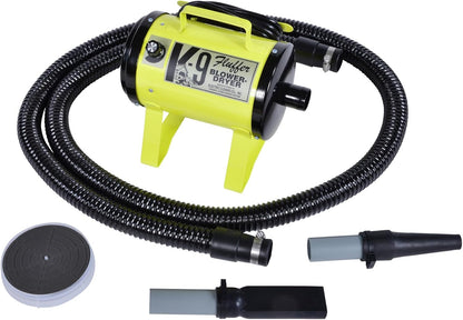 K9 Fluffer Dog Dryer – Powerful, Portable Grooming Blower for Dogs and Pets, Yellow