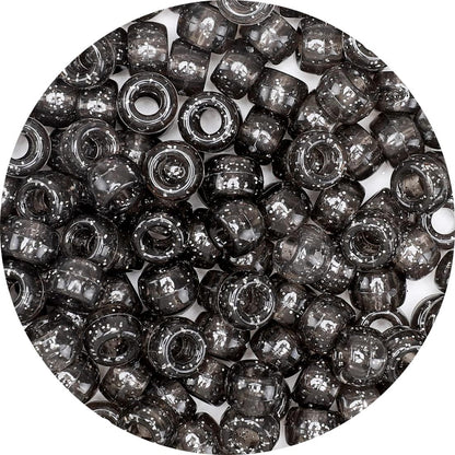 Glitter Pony Beads(1000pcs Dark Yellow Glitter), Beads for Jewelry Making, Beading Supplies, Arts & Crafts Materials for Jewelry Making.