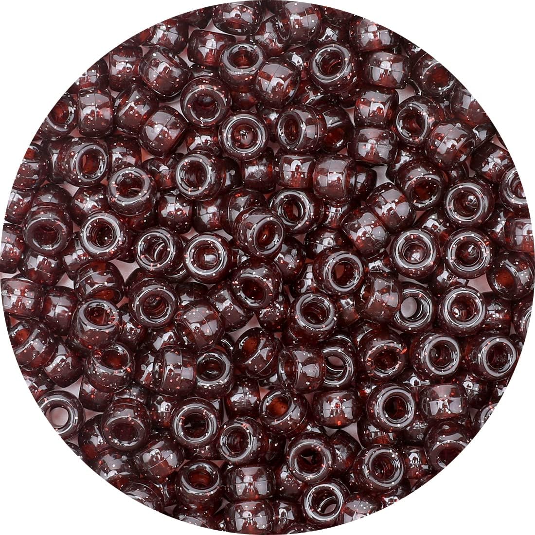 Glitter Pony Beads(1000pcs Dark Yellow Glitter), Beads for Jewelry Making, Beading Supplies, Arts & Crafts Materials for Jewelry Making.