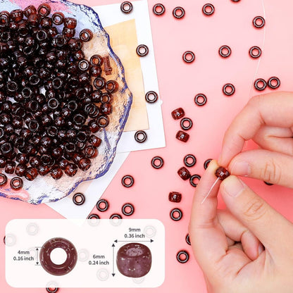 Glitter Pony Beads(1000pcs Dark Yellow Glitter), Beads for Jewelry Making, Beading Supplies, Arts & Crafts Materials for Jewelry Making.