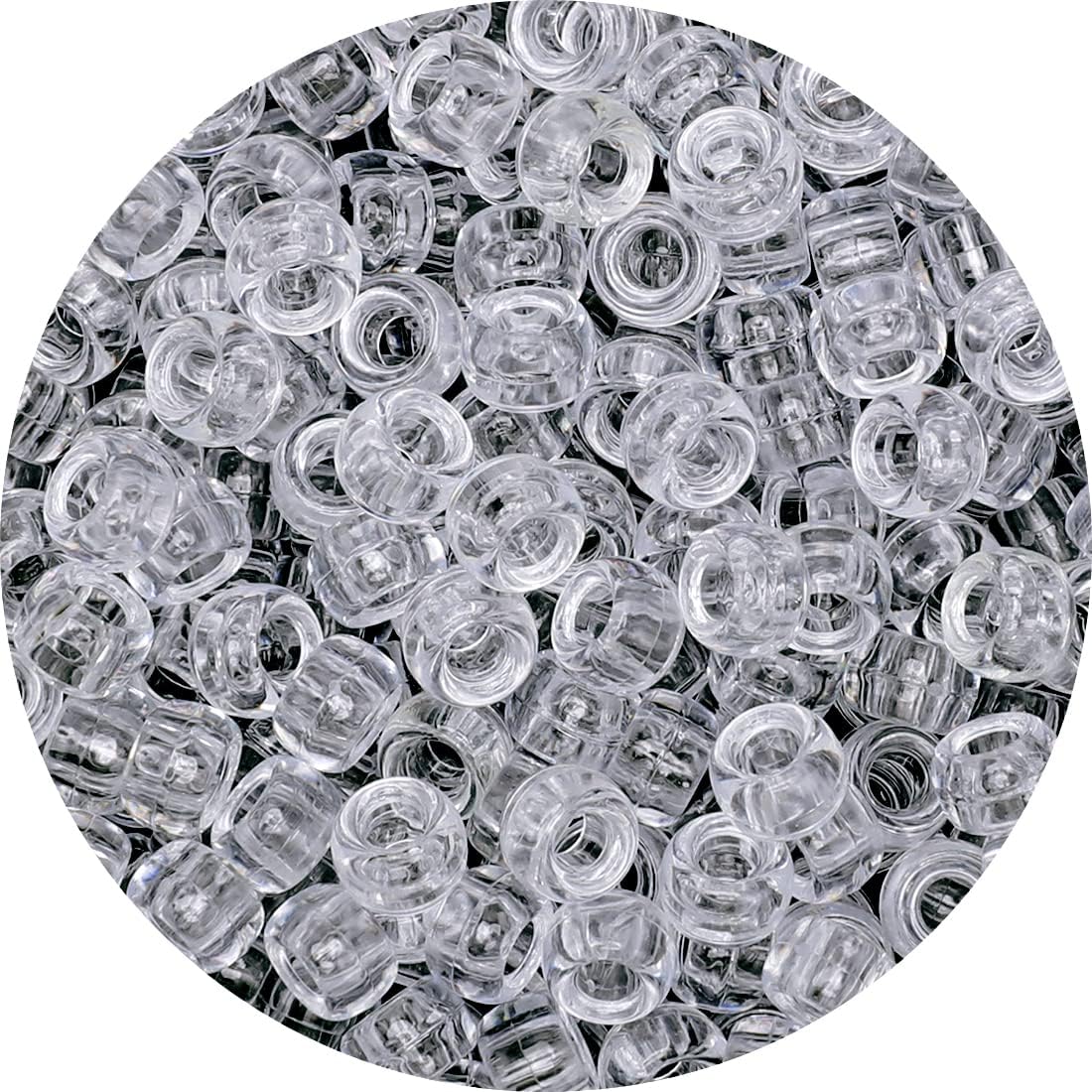 Glitter Pony Beads(1000pcs Dark Yellow Glitter), Beads for Jewelry Making, Beading Supplies, Arts & Crafts Materials for Jewelry Making.