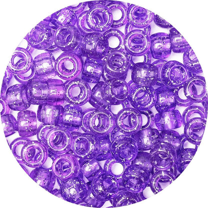 Glitter Pony Beads(1000pcs Dark Yellow Glitter), Beads for Jewelry Making, Beading Supplies, Arts & Crafts Materials for Jewelry Making.