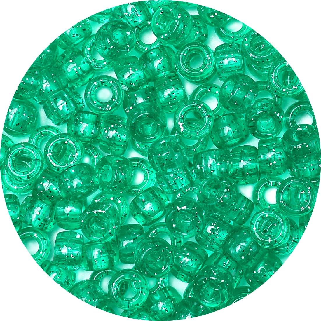 Glitter Pony Beads(1000pcs Dark Yellow Glitter), Beads for Jewelry Making, Beading Supplies, Arts & Crafts Materials for Jewelry Making.