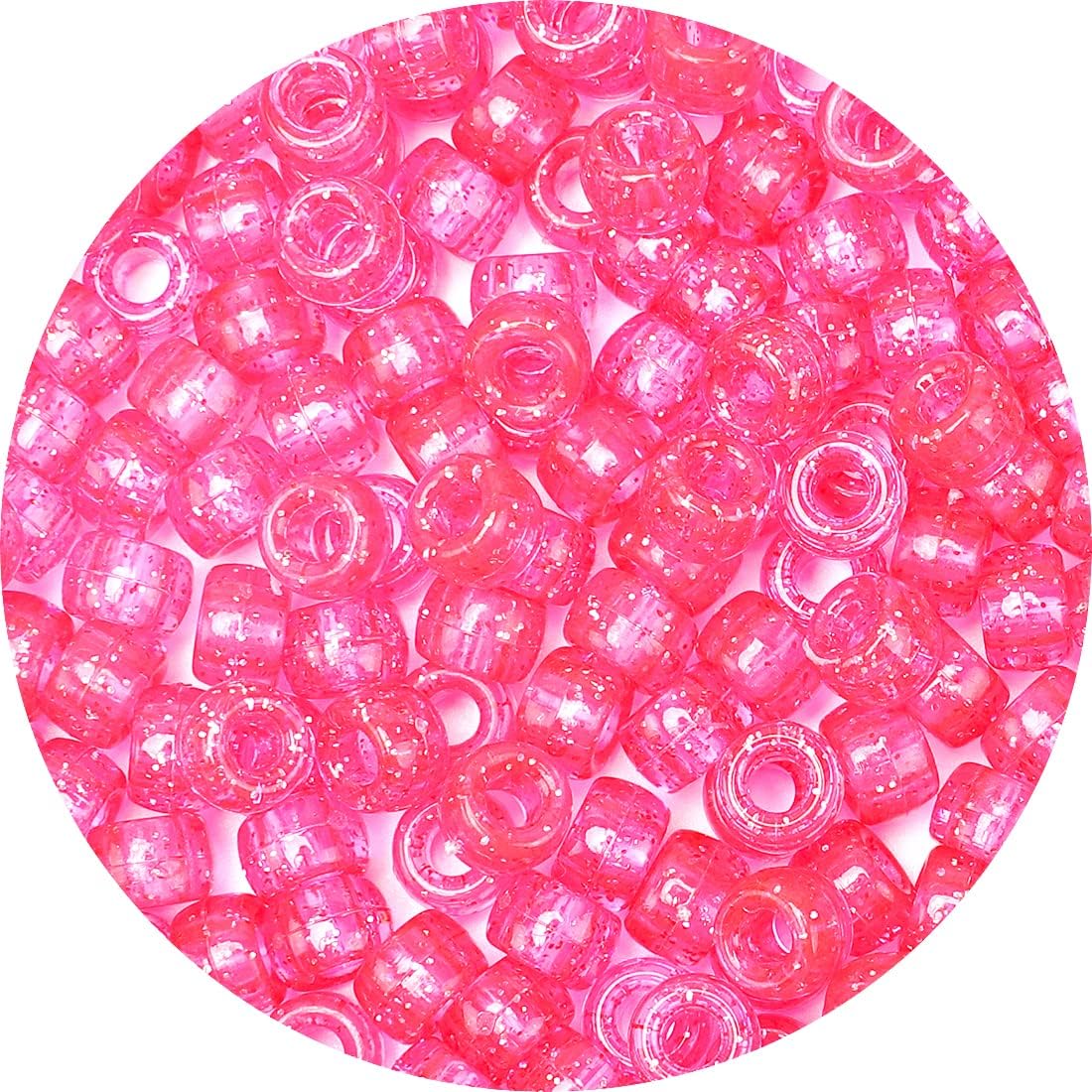 Glitter Pony Beads(1000pcs Dark Yellow Glitter), Beads for Jewelry Making, Beading Supplies, Arts & Crafts Materials for Jewelry Making.