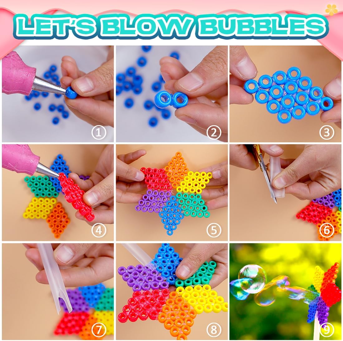 Glitter Pony Beads(1000pcs Dark Yellow Glitter), Beads for Jewelry Making, Beading Supplies, Arts & Crafts Materials for Jewelry Making.