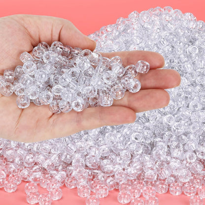 Glitter Pony Beads(1000pcs Dark Yellow Glitter), Beads for Jewelry Making, Beading Supplies, Arts & Crafts Materials for Jewelry Making.