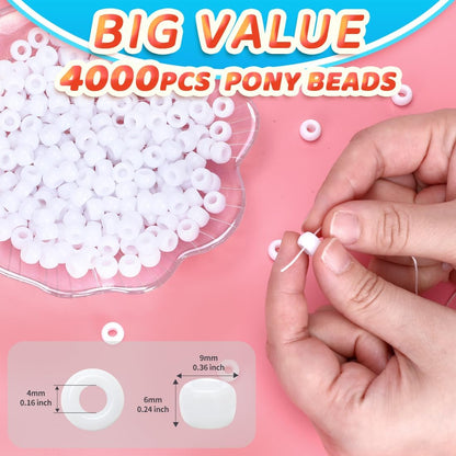 Glitter Pony Beads(1000pcs Dark Yellow Glitter), Beads for Jewelry Making, Beading Supplies, Arts & Crafts Materials for Jewelry Making.