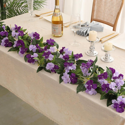 JUSTOYOU Artificial Rose Vines Yellow Flowers Garland Hanging Silk Rose Vine for Wedding Home Office Arch Arrangement Decoration 7.6FT(2PCS)