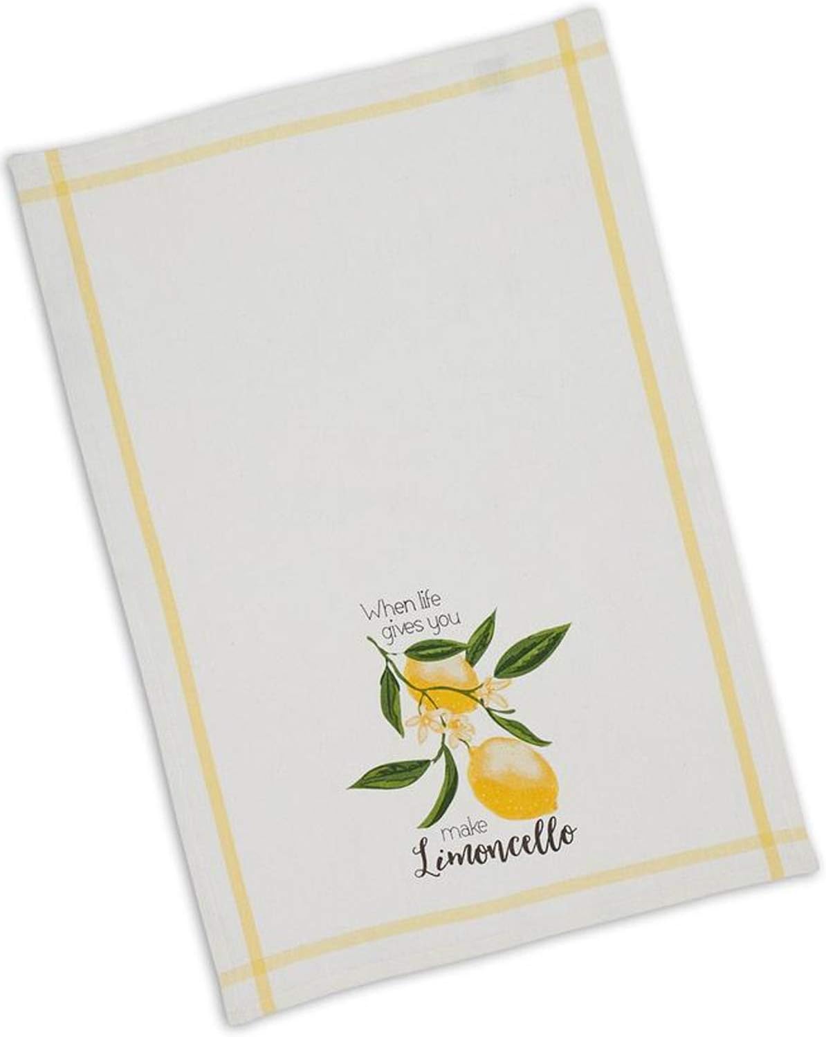 Design Imports Lemoncello Lemons Citrus Cotton Dish Towel - 18" x 28"