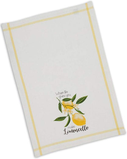Design Imports Lemoncello Lemons Citrus Cotton Dish Towel - 18" x 28"