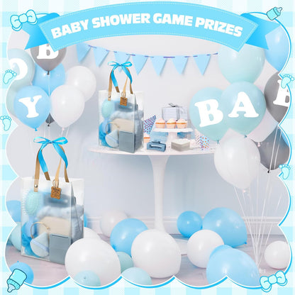 74Pcs Baby Shower Prizes for Game Winners Baby Shower Favors Gifts including Headband Hair Brush Jewelry Box with Gift Bag for Baby Shower Game Prizes Wedding Bridal Shower Favors (Yellow)