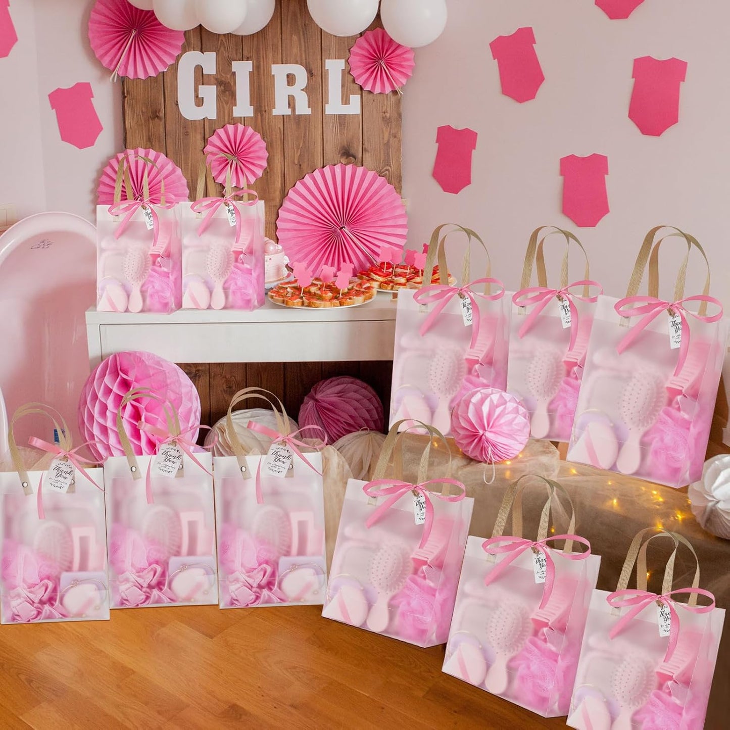 74Pcs Baby Shower Prizes for Game Winners Baby Shower Favors Gifts including Headband Hair Brush Jewelry Box with Gift Bag for Baby Shower Game Prizes Wedding Bridal Shower Favors (Yellow)