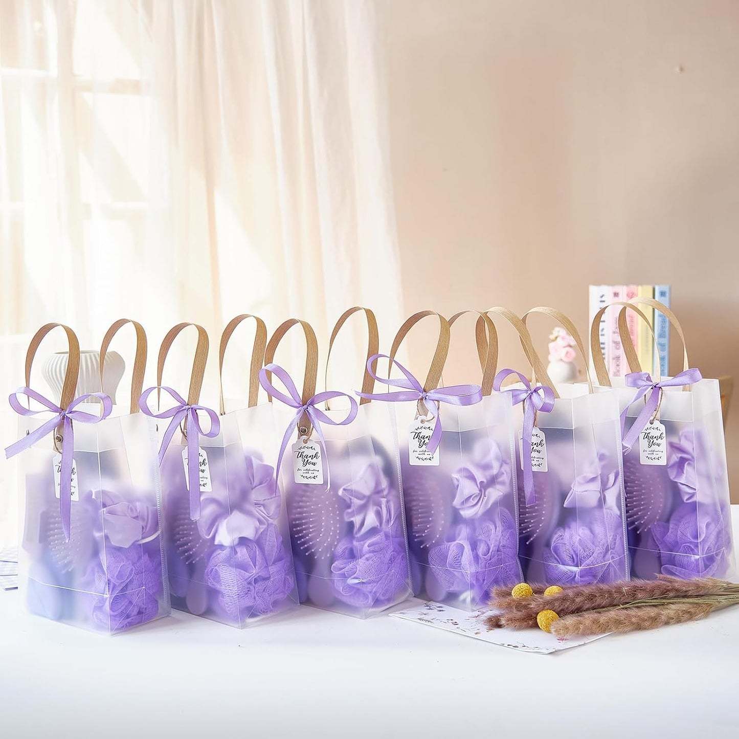 74Pcs Baby Shower Prizes for Game Winners Baby Shower Favors Gifts including Headband Hair Brush Jewelry Box with Gift Bag for Baby Shower Game Prizes Wedding Bridal Shower Favors (Yellow)