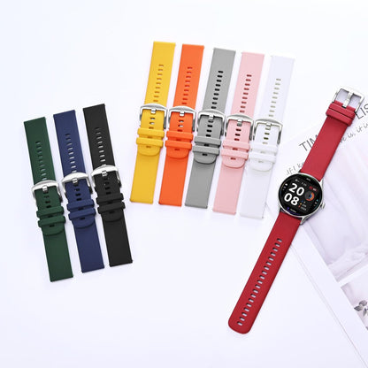 Anbeer Silicone Watch Band 16mm 18mm 20mm 22mm 24mm 19mm 21mm Quick Release Rubber Watch Straps for Men Women,Stainless Steel Buckle
