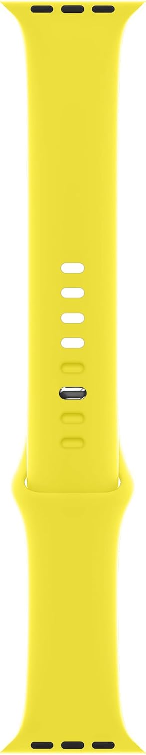 C1 Band for Apple Watch Bands Women Men Se Ultra 2 40mm 44mm 46mm 42mm 45mm 41mm 38mm 49mm Series 11 10 9 8 7 6 5 4 3 iWatch Sport Strap Silicone Fresh Lemon Yellow