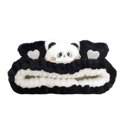 Kawaii Spa Headband - Cute Duck Towel Headband for Women's Skin Care, Makeup & Wash - Soft Microfiber Coral Fleece (Yellow, Duck)