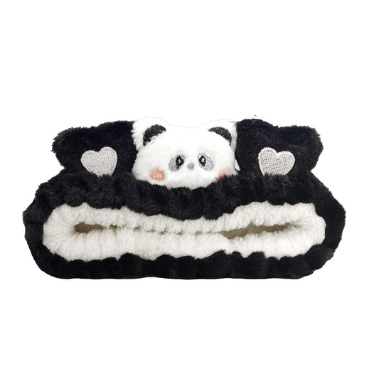 Kawaii Spa Headband - Cute Duck Towel Headband for Women's Skin Care, Makeup & Wash - Soft Microfiber Coral Fleece (Yellow, Duck)