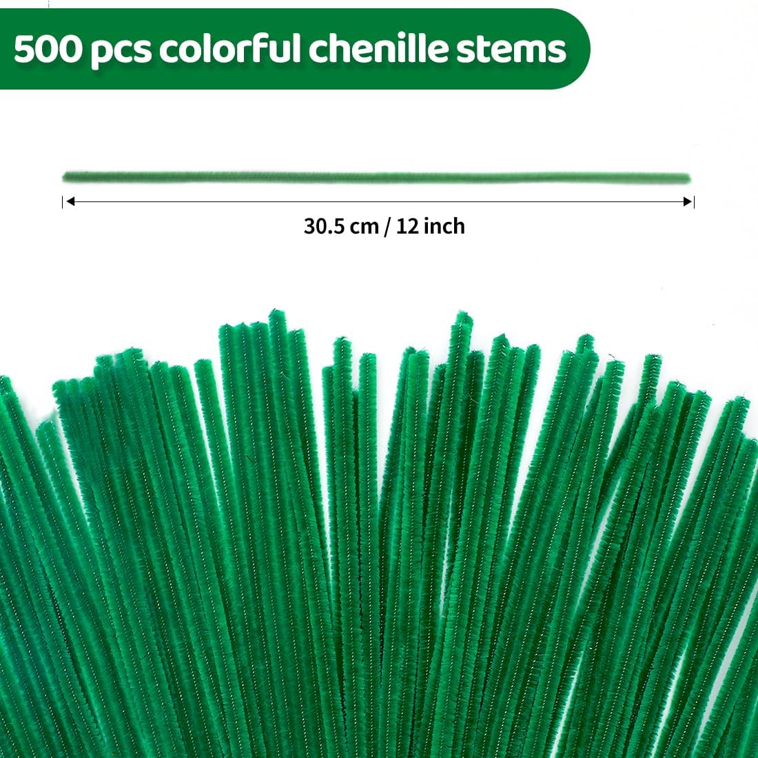 200pcs Pipe Cleaners, Yellow Pipe Cleaners Craft Supplies,Chenille Stems for DIY Arts Crafts Project(Yellow)
